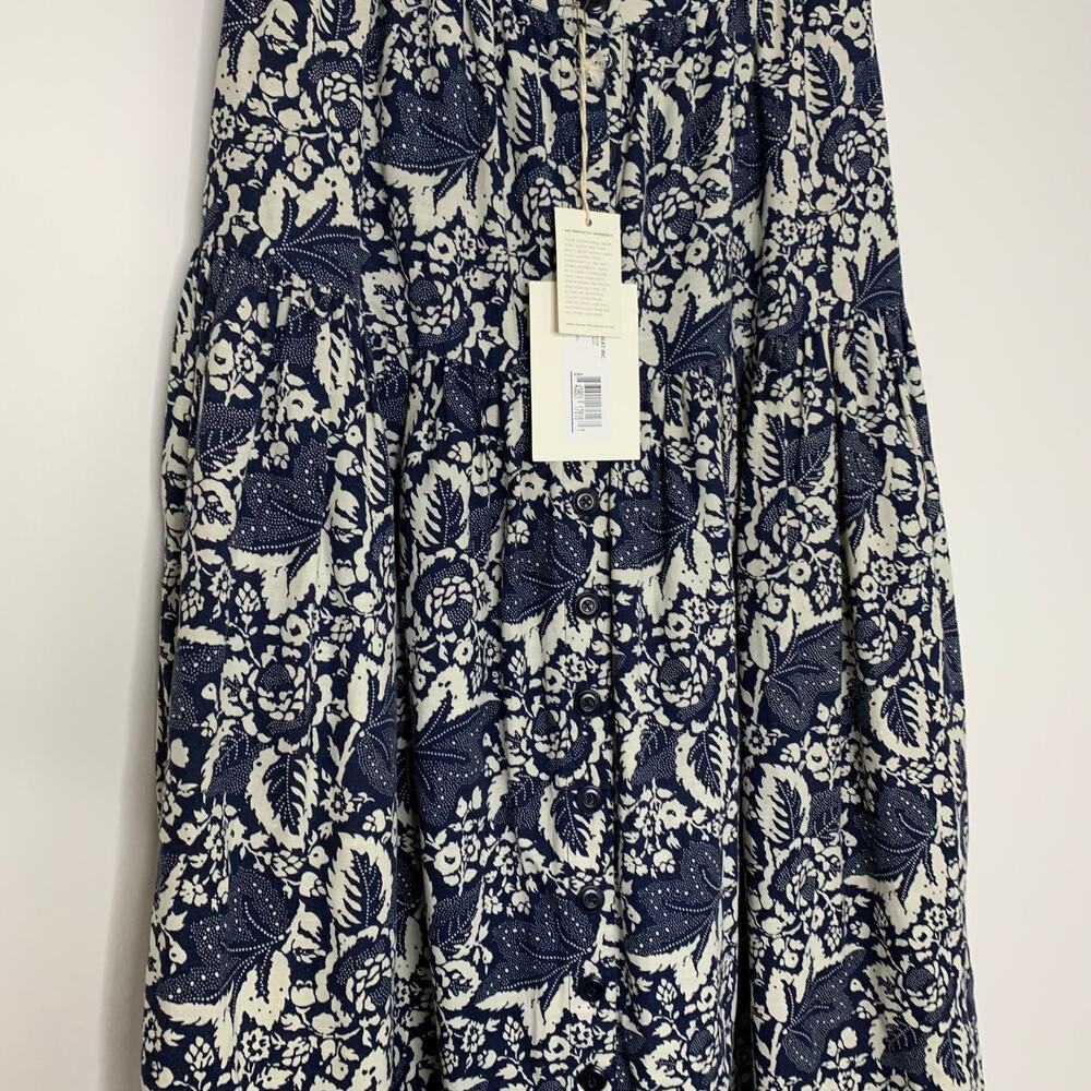 The Great Boating Skirt Navy Falling Leaves Women’s New Small - Picture 11 of 16